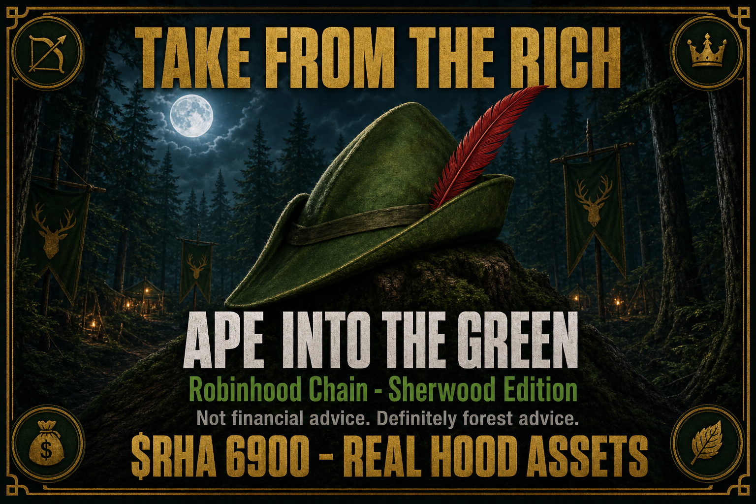 Take from the rich ape into the green